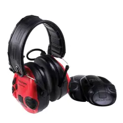Słuchawki 3M PELTOR SportTac czarny / czerwony
